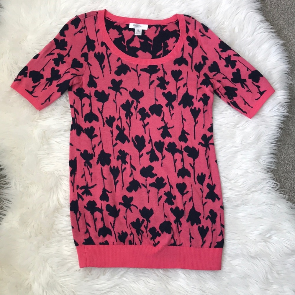 Motherhood Maternity short sleeve sweater